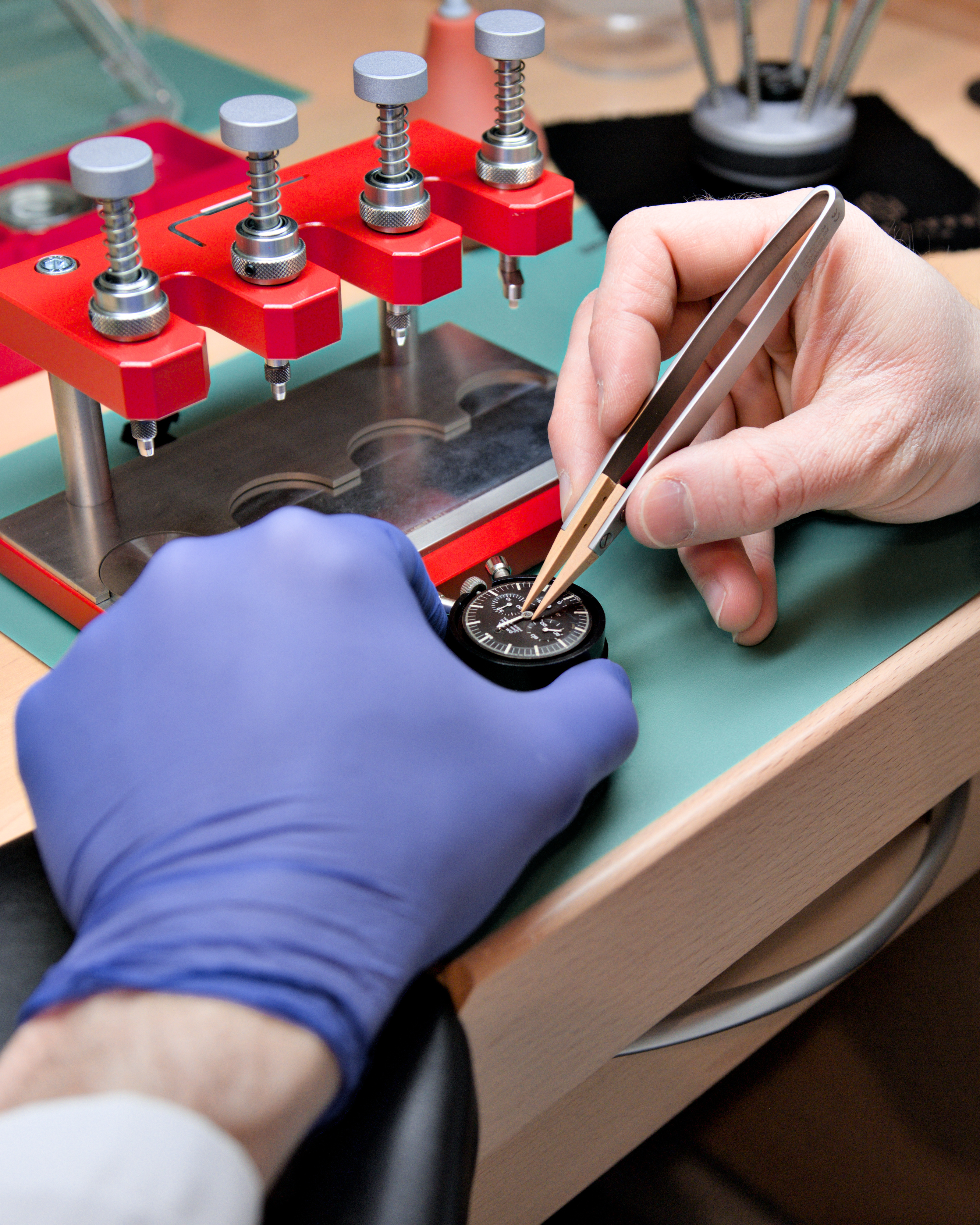 Watchmaker at work